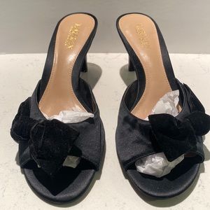 Ralph Lauren Black Kitten Heel